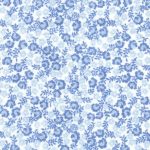 Blue Foral fabric