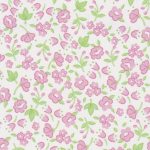 Floral Fabric Pink and Lime Green