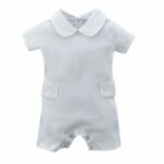 Boys Button Romper